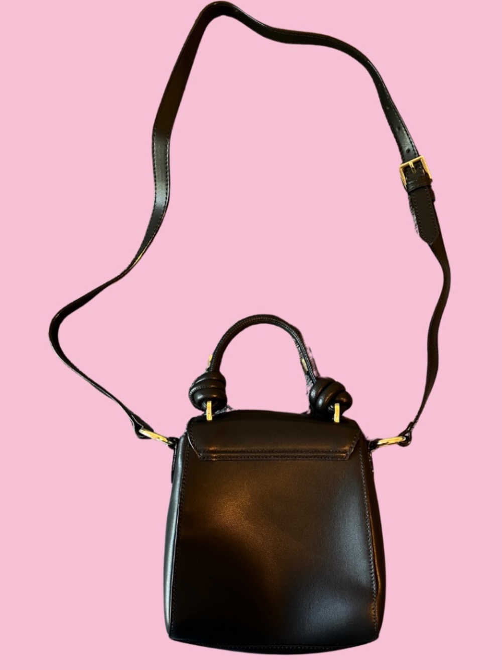 Ted Baker Black Leather Crossbody Bag - Picture 2 of 4